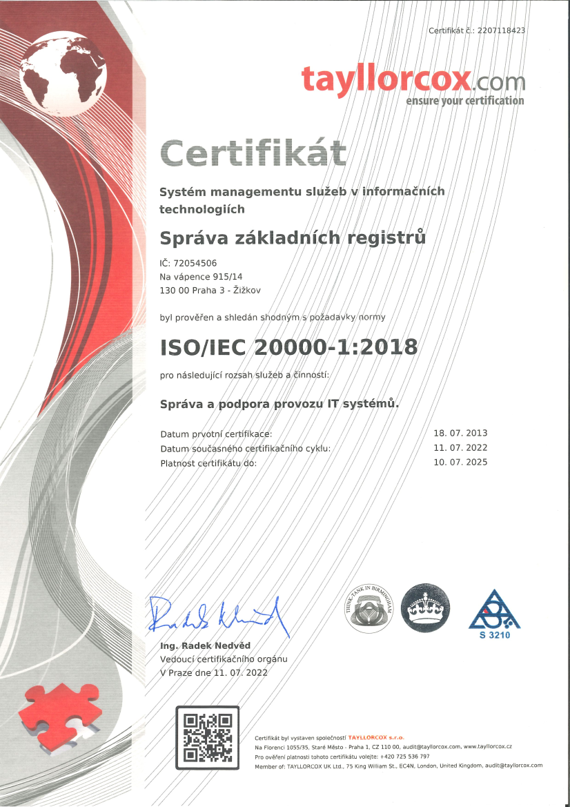 ISO 20000 2018 CZ